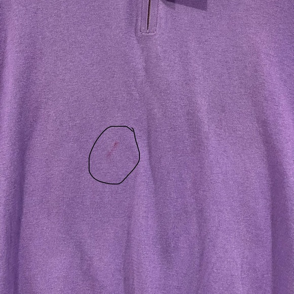 ROBERT GRAHAM ‘WALKENFUSS’ 1/4 ZIP CLASSIC LONG SLEEVE KNIT-CASHMERE/SILK/COTTON - Picture 7 of 11